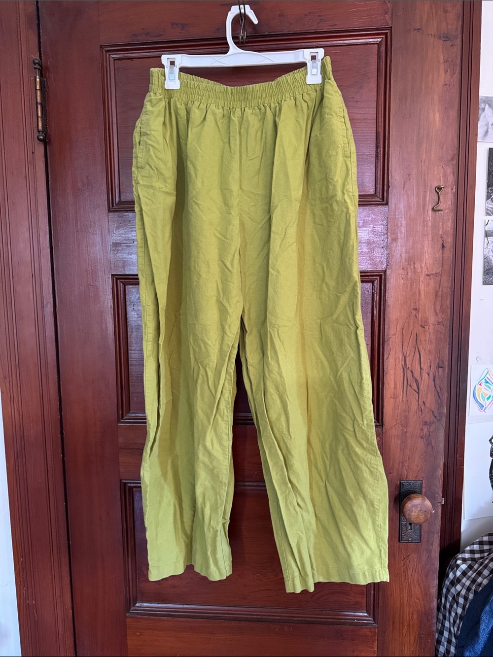 Lucy & Yak women’s linen cotton wide leg pants